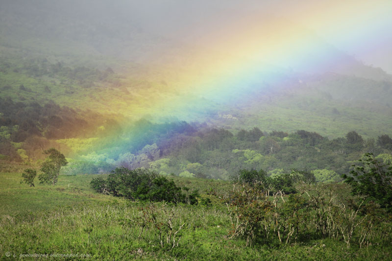 Rainbow and hills Rainbow and hills