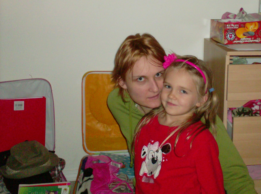 Mommy and Kamile together